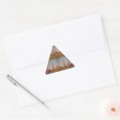 Sticker Triangulaire Charme De Paris Avec Amour J'aime Paris Design (Enveloppe)