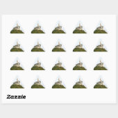 Sticker Triangulaire Château (Feuille)
