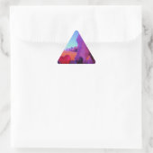 Sticker Triangulaire Cheval Brown et Coeur Rouge (Sac)