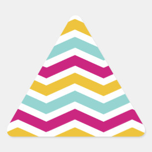 Sticker Triangulaire Chevron coloré