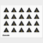 Sticker Triangulaire Chic marketing #4 (Feuille)