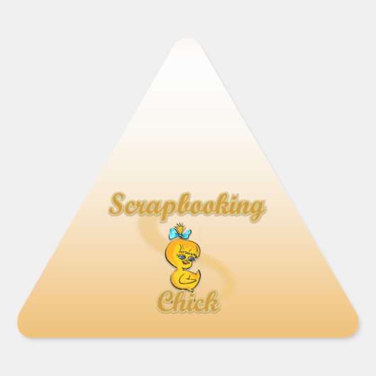 Sticker Triangulaire Chic Scrapbooking (Devant)