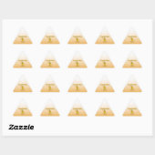 Sticker Triangulaire Chic Scrapbooking (Feuille)