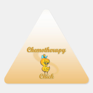 Sticker Triangulaire Chick chimiothérapie