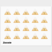 Sticker Triangulaire Chick chimiothérapie (Feuille)