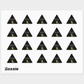 Sticker Triangulaire Chick Chimique #4 (Feuille)