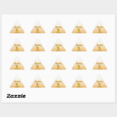 Sticker Triangulaire Chick de hockey (Feuille)