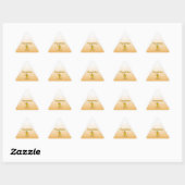 Sticker Triangulaire Chick parachutiste (Feuille)