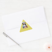 Sticker Triangulaire Chien Havanais (Enveloppe)
