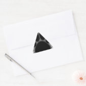 Sticker Triangulaire Chien Paw Avec Plan (Enveloppe)