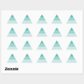 Sticker Triangulaire Chip bleu turquoise (Feuille)