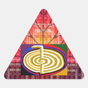 STICKER TRIANGULAIRE CHOKURAY REIKIHEALINGSYMBOL GUÉRISON