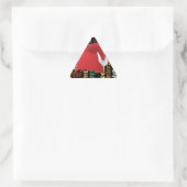 Sticker Triangulaire Christmas empoisonne Have a Nice Day & a Better Ni (Sac)