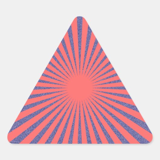 Sticker Triangulaire Cible rouge - (Devant)