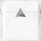 Sticker Triangulaire Ciel bleu métallique (Sac)