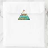 Sticker Triangulaire Citation Inspirationnelle De Shakespeare Sur La De (Sac)