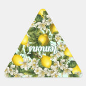 Sticker Triangulaire Citrons (Devant)