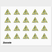 Sticker Triangulaire Citrons (Feuille)