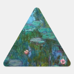 Sticker Triangulaire Claude Monet Artist Peintre Destin Dons