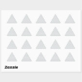Sticker Triangulaire Cliquez sur Personnaliser pour modifier Gris en co (Feuille)
