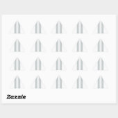 Sticker Triangulaire Cliquez sur Personnaliser pour modifier Gris en co (Feuille)