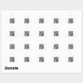 Sticker Triangulaire Code QR personnalisé (Feuille)