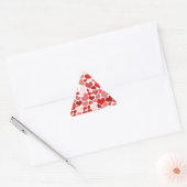 Sticker Triangulaire Coeurs (Enveloppe)