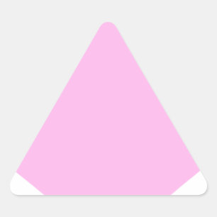 Sticker Triangulaire Coeurs roses, Amour inconditionnel_