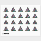 Sticker Triangulaire Colibri (Feuille)
