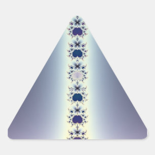Sticker Triangulaire Collier Violet
