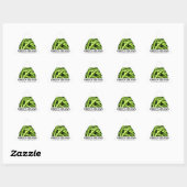 Sticker Triangulaire Come get you some green beans. (Feuille)