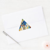 Sticker Triangulaire Composition Kandinsky IV (Enveloppe)