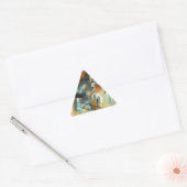 Sticker Triangulaire Composition Kandinsky V Peinture Abstraite (Enveloppe)