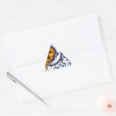 STICKER TRIANGULAIRE CONCEPTION D'ART DE LUNE DE SOLEIL (Enveloppe)