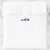 Sticker Triangulaire Conception de Cool de course automatique (Sac)