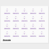 Sticker Triangulaire Conception de l'art texte de devis Smart Vibes (Feuille)
