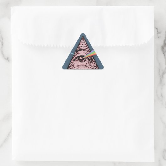 Sticker Triangulaire Conjunctivitis Illuminatis (Sac)
