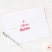 Sticker Triangulaire Conseil Saint-Valentin : Hakuna Matata Funny Texte (Enveloppe)