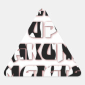 Sticker Triangulaire Conserver / Hakuna Matata (Devant)