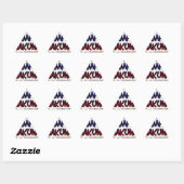 Sticker Triangulaire Conserver Simple Hakuna Matata Art Print (Feuille)
