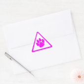 Sticker Triangulaire Corey Tiger 80s Griffe de Tigre Triangle (Enveloppe)