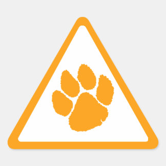Sticker Triangulaire Corey Tiger 80s Griffe de Tigre Triangle