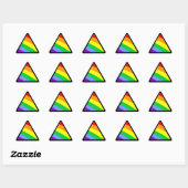 Sticker Triangulaire Corey Tiger 80s Rainbow Triangle (Feuille)