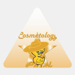 Sticker Triangulaire Cosmetology Chick #10