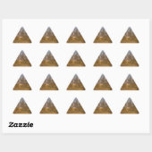 Sticker Triangulaire Cottage forestier (Feuille)