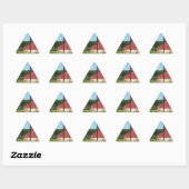 Sticker Triangulaire Country Barn (Feuille)