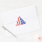 Sticker Triangulaire Crânes patriotiques (Enveloppe)