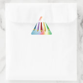 Sticker Triangulaire Crayons de couleur (Sac)