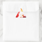 Sticker Triangulaire Création d'art abstrait (Sac)