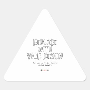 Sticker Triangulaire Créez votre propre 1,5 pouces